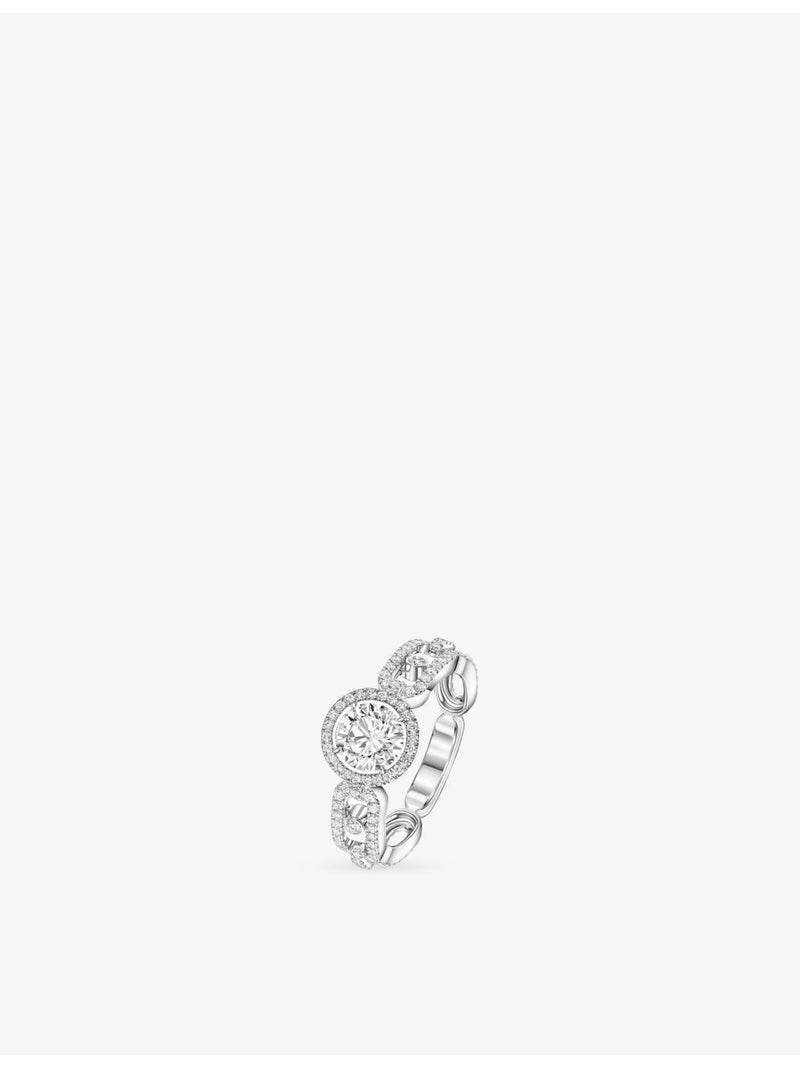 Messika 18ct yellow-gold 1.22ct diamond ring - British product