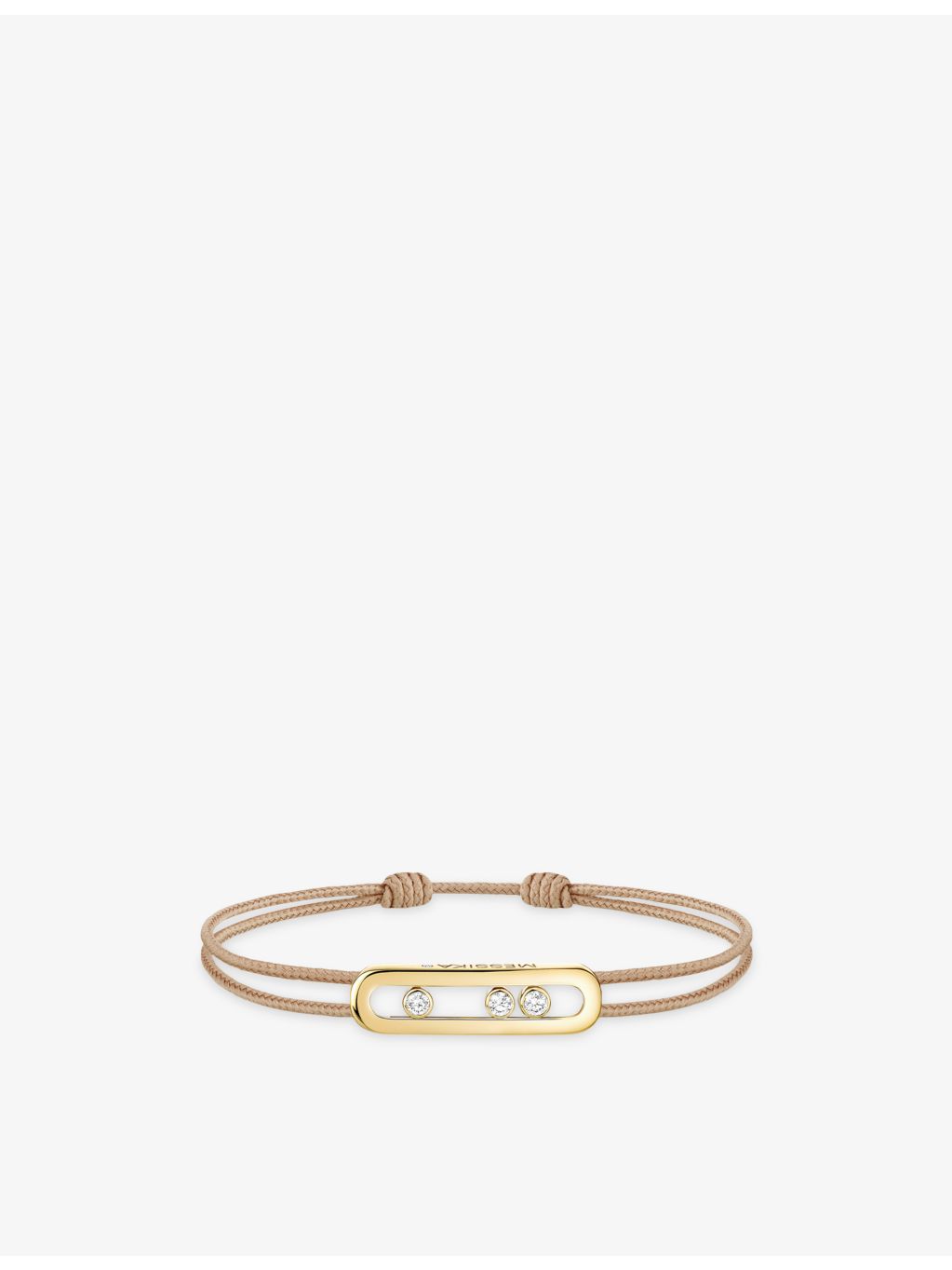 Messika 18ct yellow-gold 0.26ct diamond cord bracelet, imported from the UK
