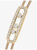 Messika Cares Pavé 0.26ct diamond cord bracelet, imported from the UK