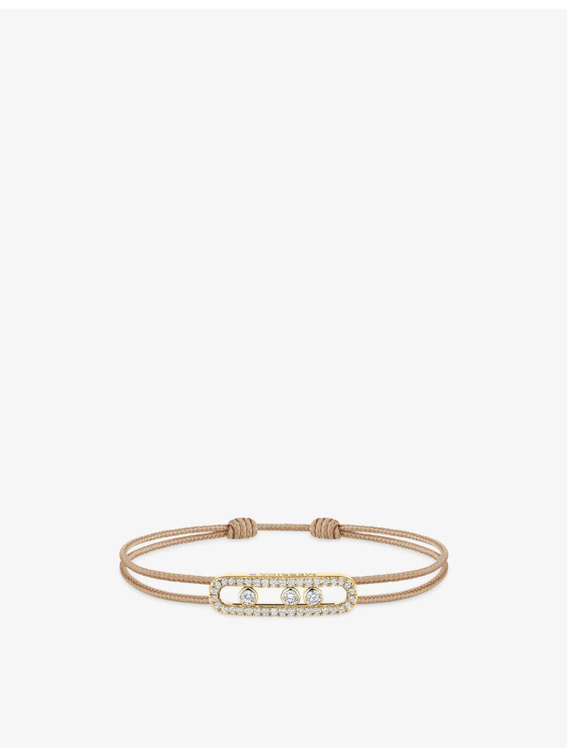 Messika Cares Pavé 0.26ct diamond cord bracelet, imported from the UK