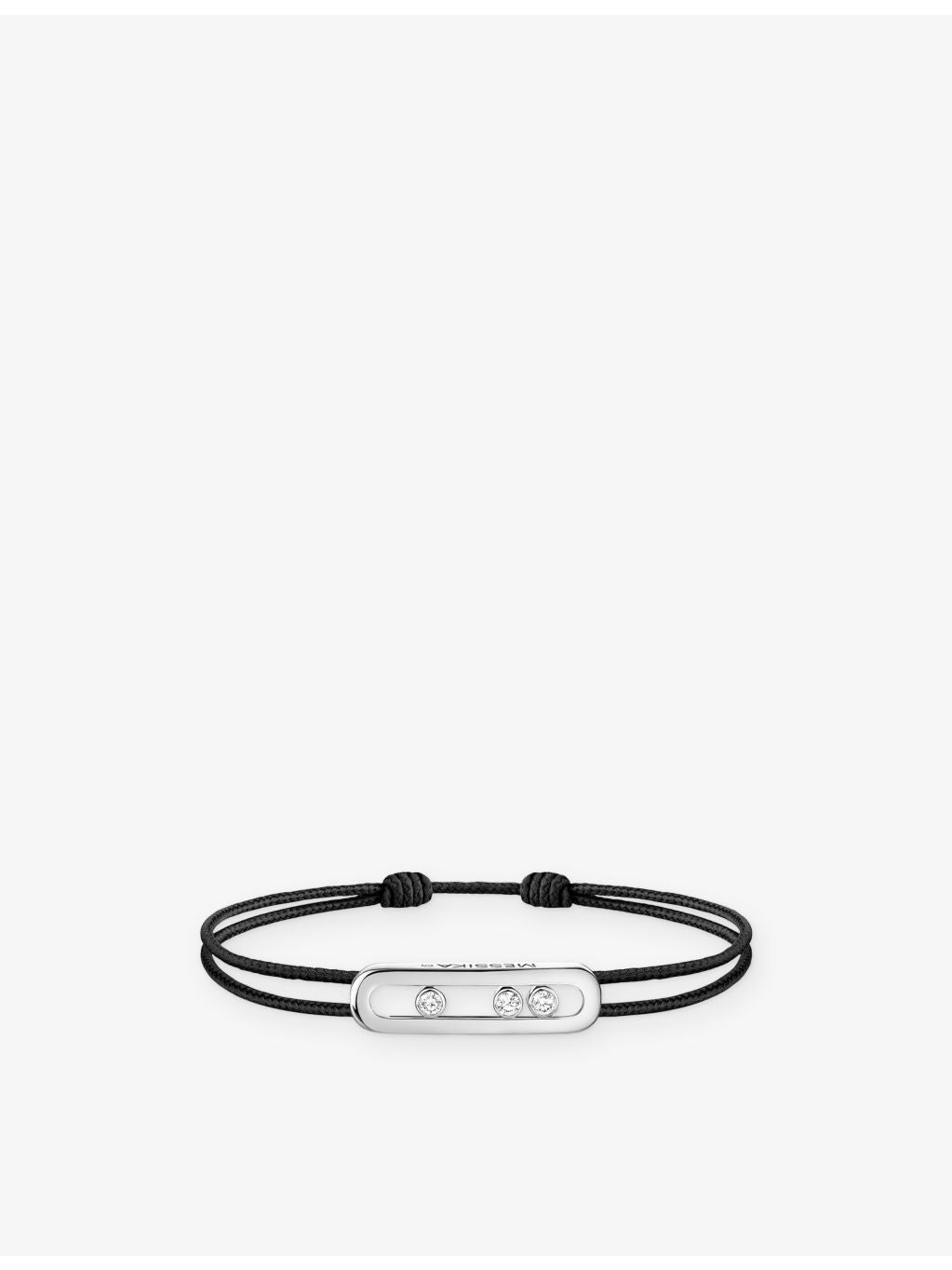 Messika diamond cord bracelet 18ct white-gold - British product