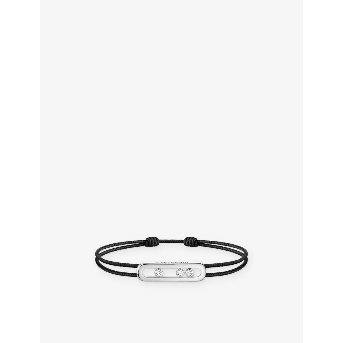 Messika diamond cord bracelet 18ct white-gold - British product
