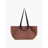 Brand-Embroidery Cotton Weekend Bag - MIDNIGHT BLUE