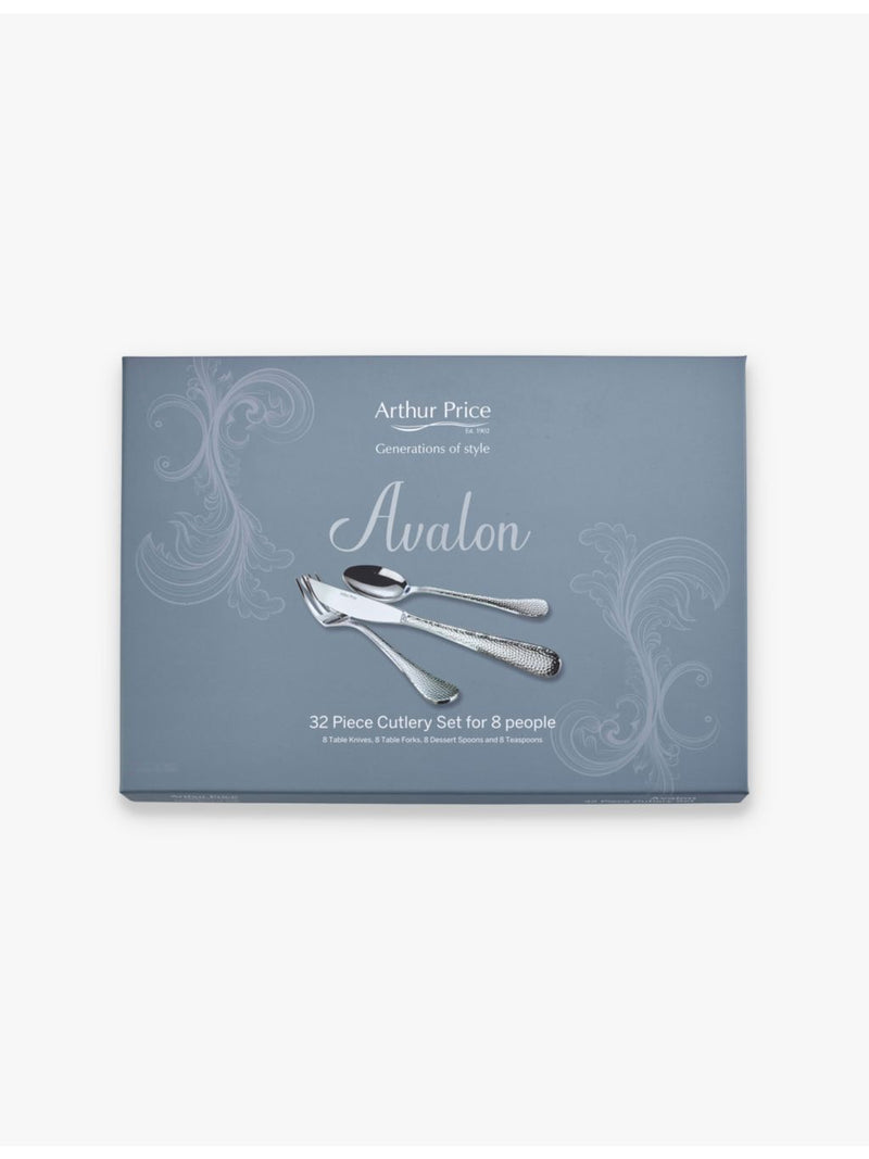 Arthur Price Avalon stainless steel cutlery set 32 piece (British brand)
