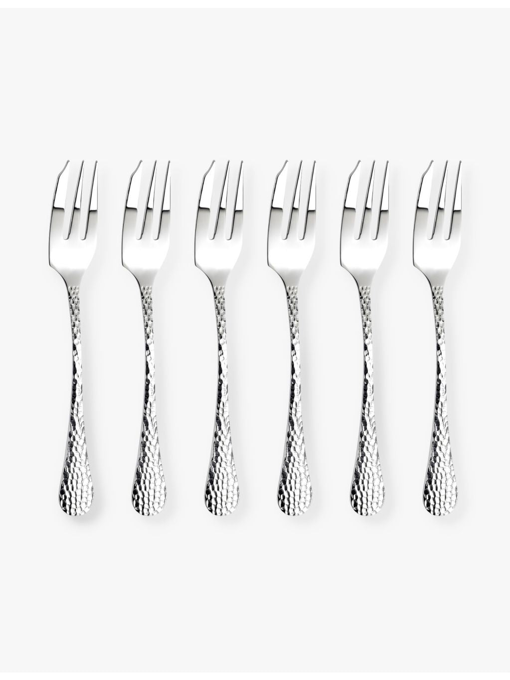 Arthur Price Avalon stainless steel pastry forks set of six, UK version