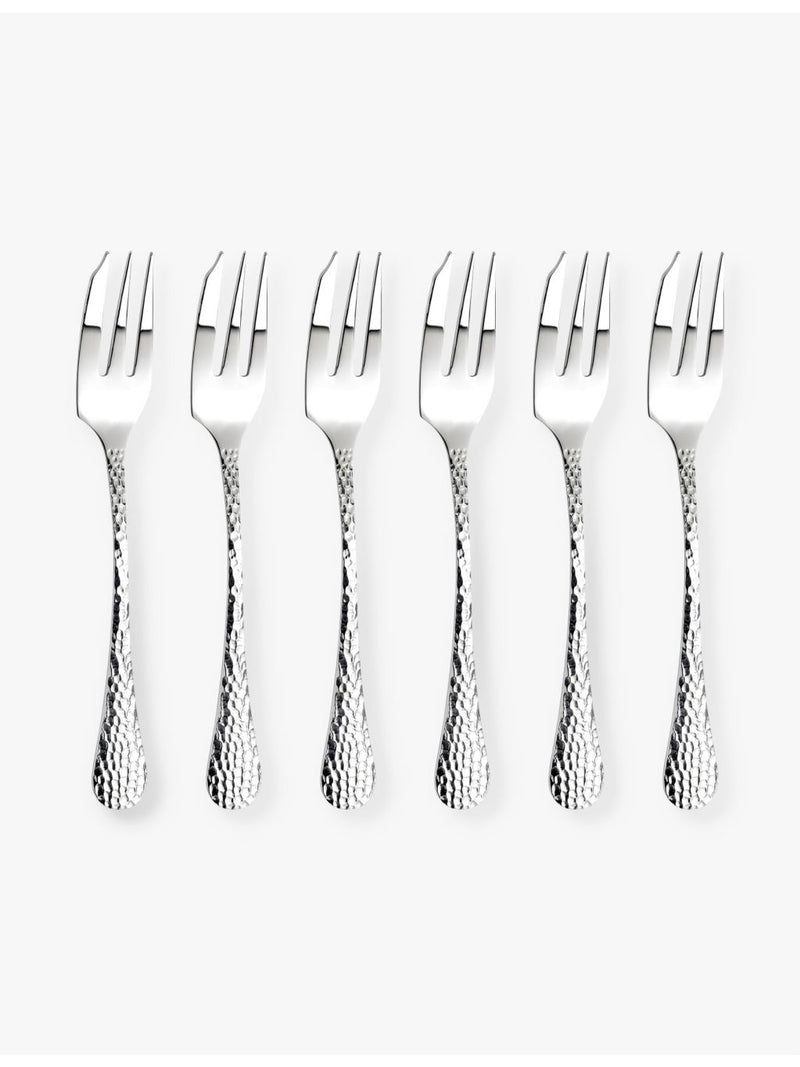 Arthur Price Avalon stainless steel pastry forks set of six, UK version