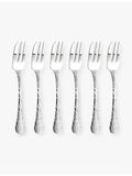 Arthur Price Avalon stainless steel pastry forks set of six, UK version