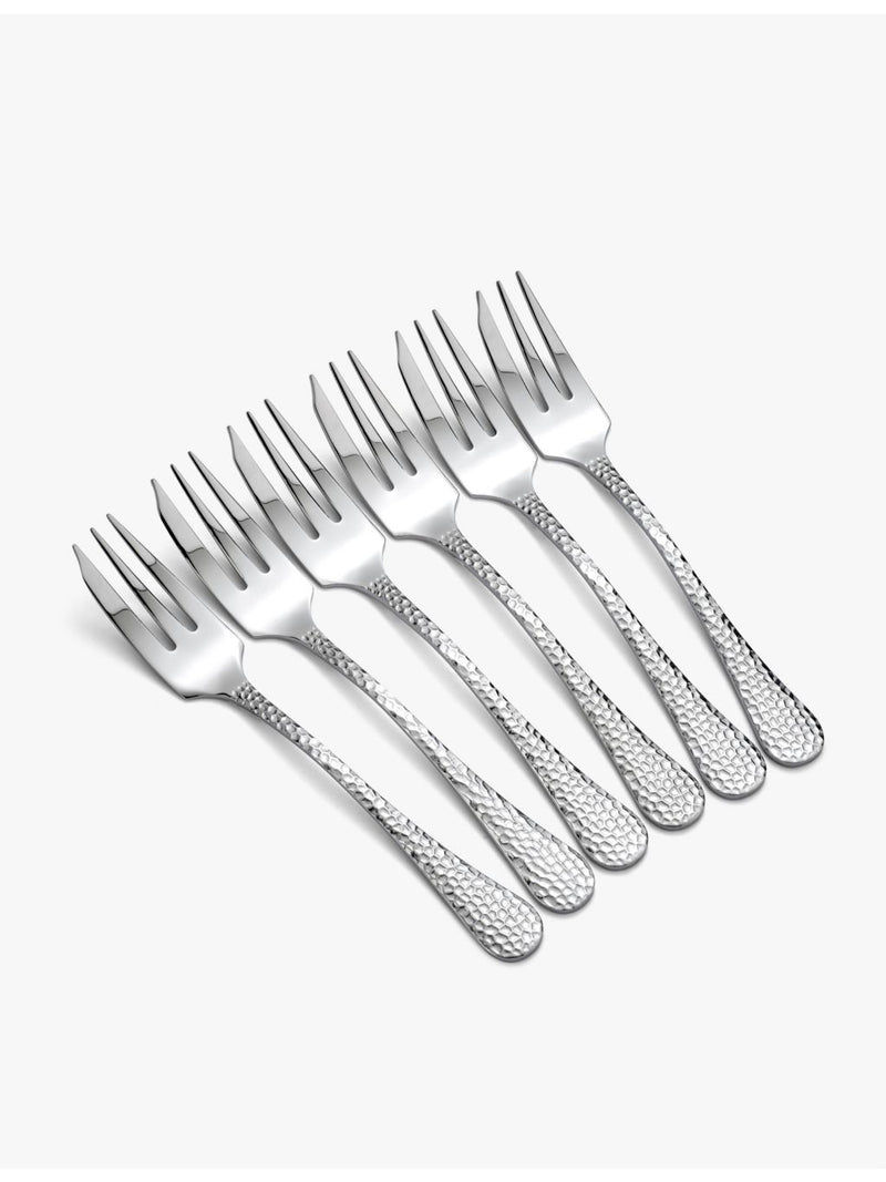 Arthur Price Avalon stainless steel pastry forks set of six, UK version