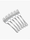 Arthur Price Avalon stainless steel pastry forks set of six, UK version
