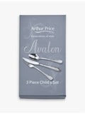 Arthur Price Avalon children's stainless steel cutlery set (British brand)