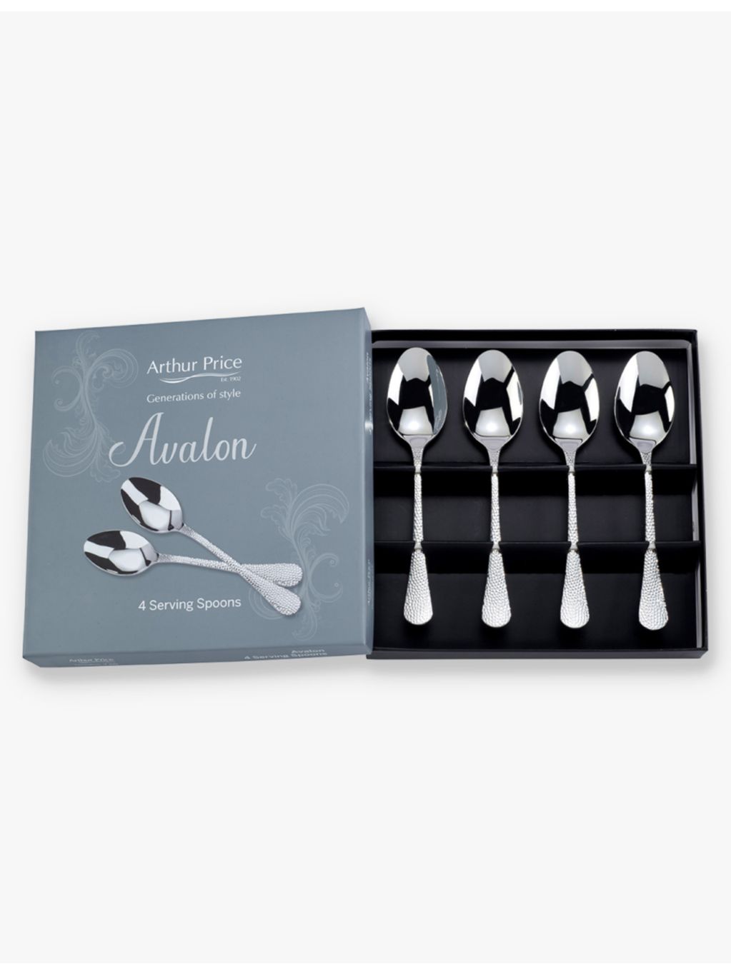 Arthur Price Avalon serving spoons set of four - British product