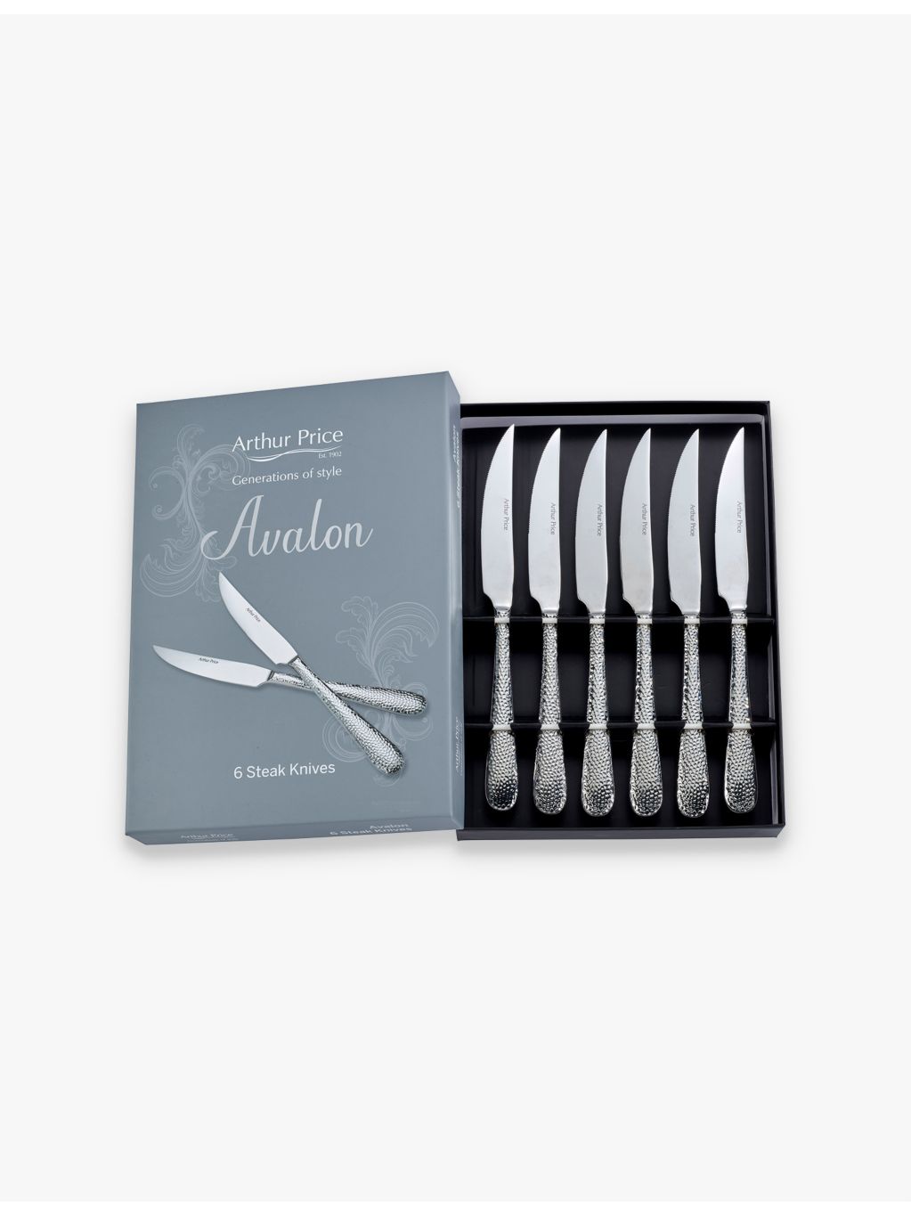 Arthur Price steak knife set of six, imported from the UK