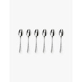 Arthur Price tea spoons set of six, hammered finish (British brand)