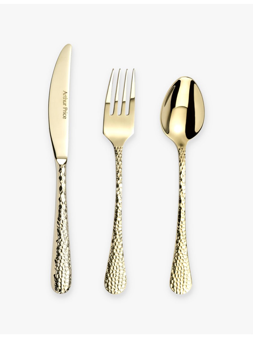 Arthur Price children's cutlery set in Champagne Avalon - British product