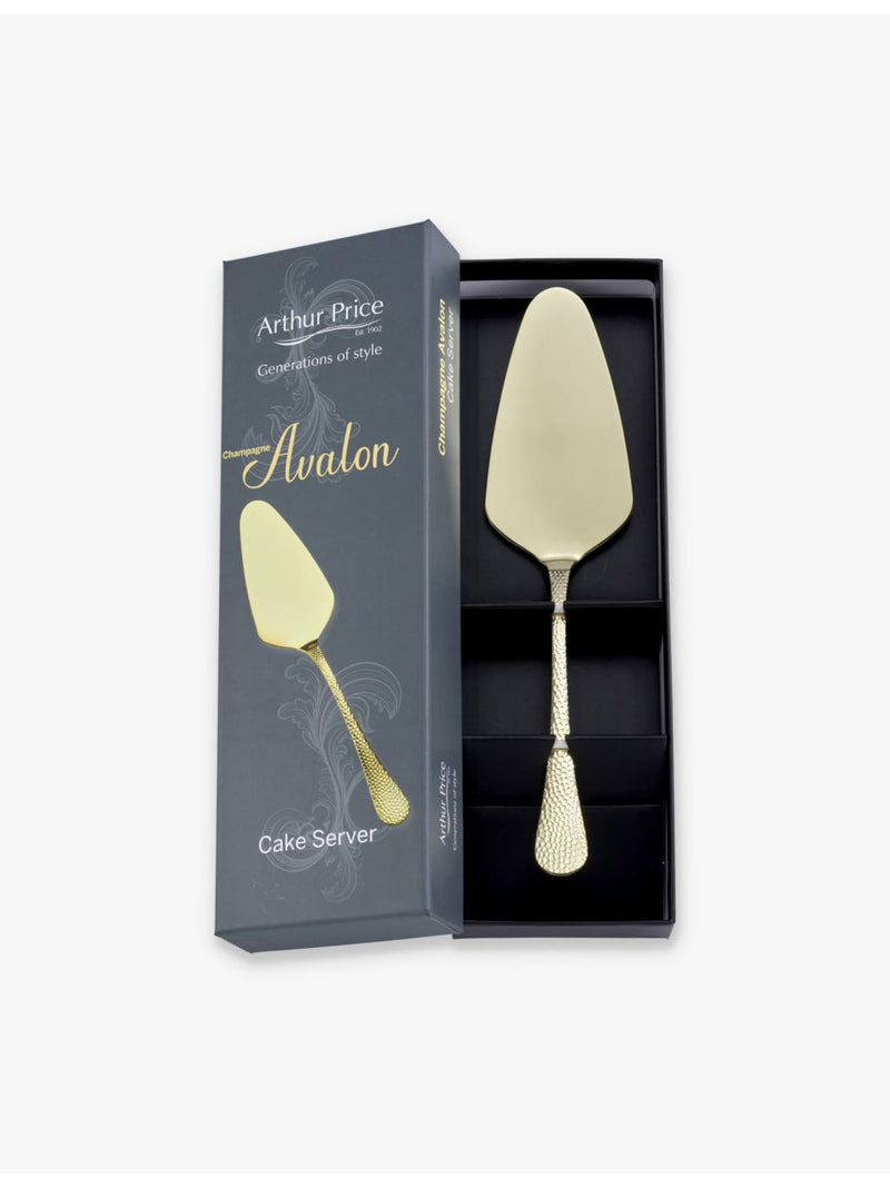 Arthur Price PVD-coated stainless steel cake server 24.5cm, UK version