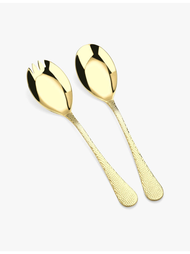 Arthur Price salad servers Champagne Avalon PVD-coated 23.5cm - British product