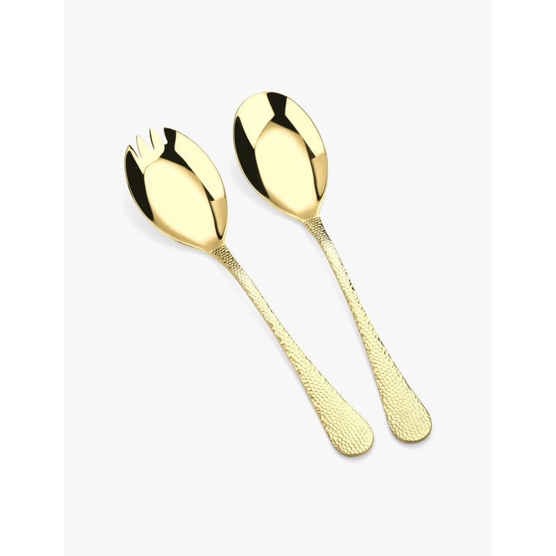 Arthur Price salad servers Champagne Avalon PVD-coated 23.5cm - British product