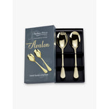 Arthur Price salad servers Champagne Avalon PVD-coated 23.5cm - British product