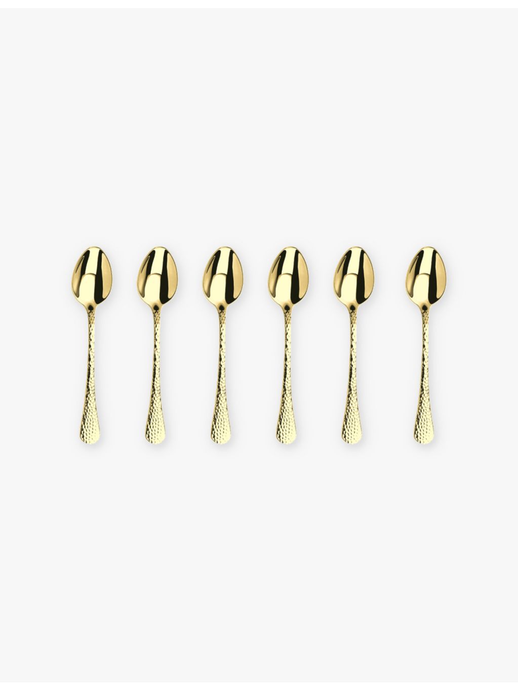 Arthur Price PVD-coated stainless steel teaspoons set, imported from the UK