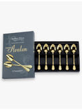 Arthur Price PVD-coated stainless steel teaspoons set, imported from the UK