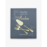 Arthur Price Avalon stainless-steel pastry set of seven, UK version