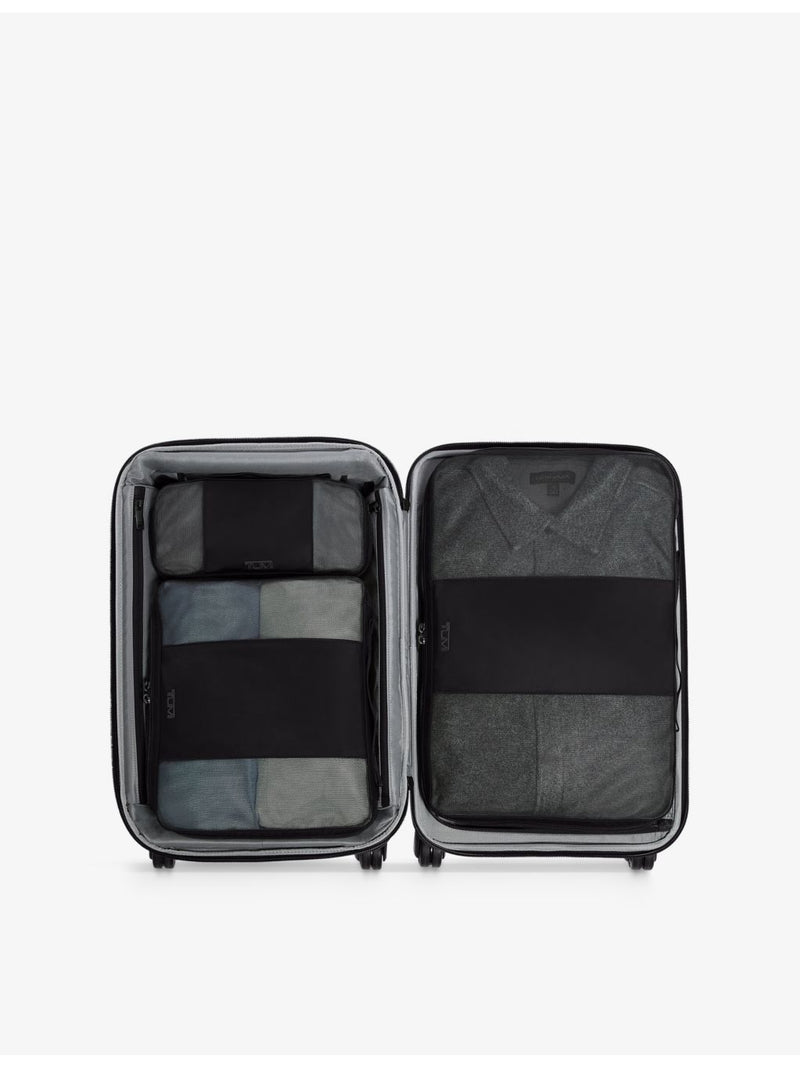 Tumi medium logo-embroidered woven packing cube, imported from the UK