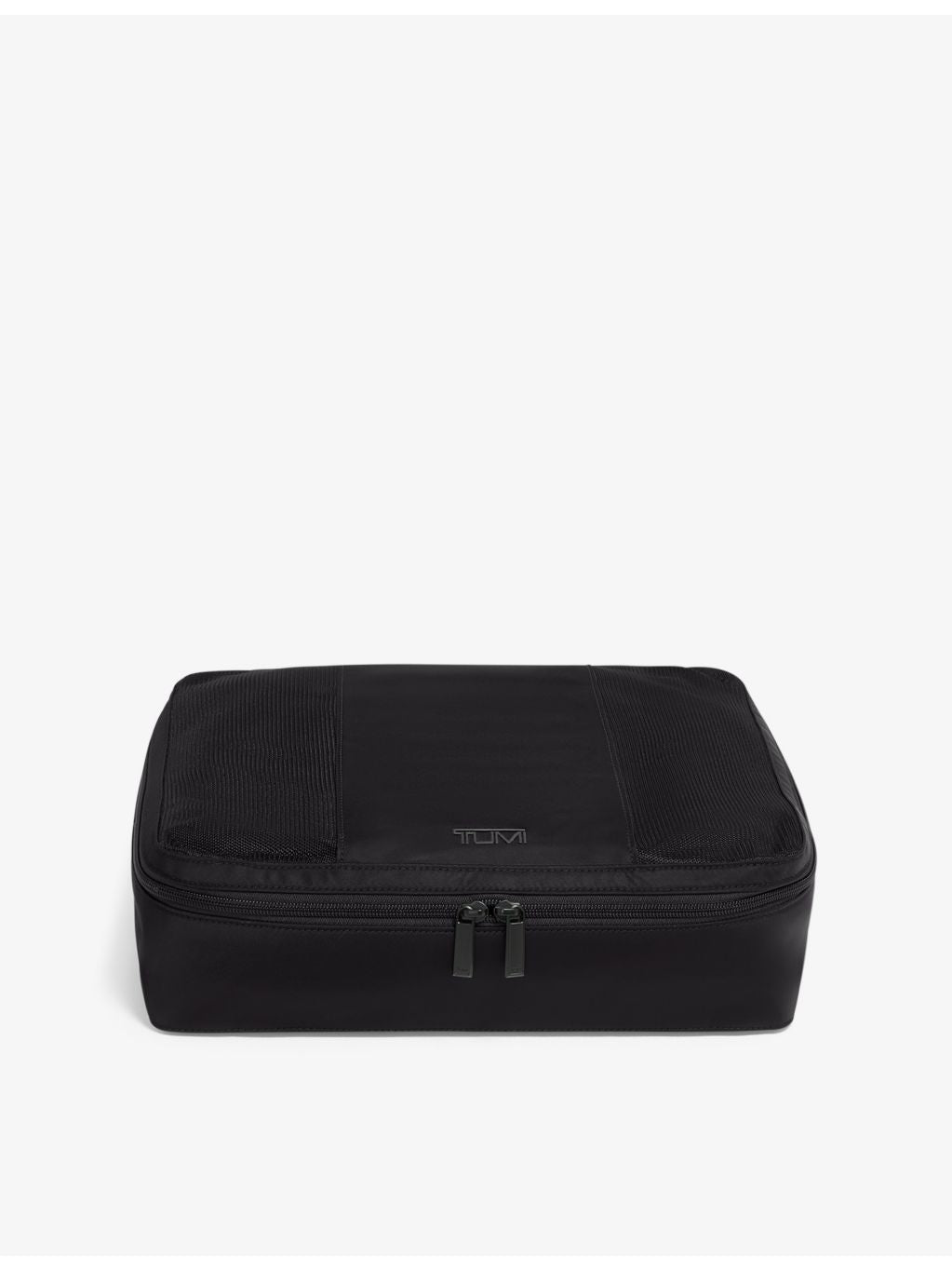 Tumi medium logo-embroidered woven packing cube, imported from the UK