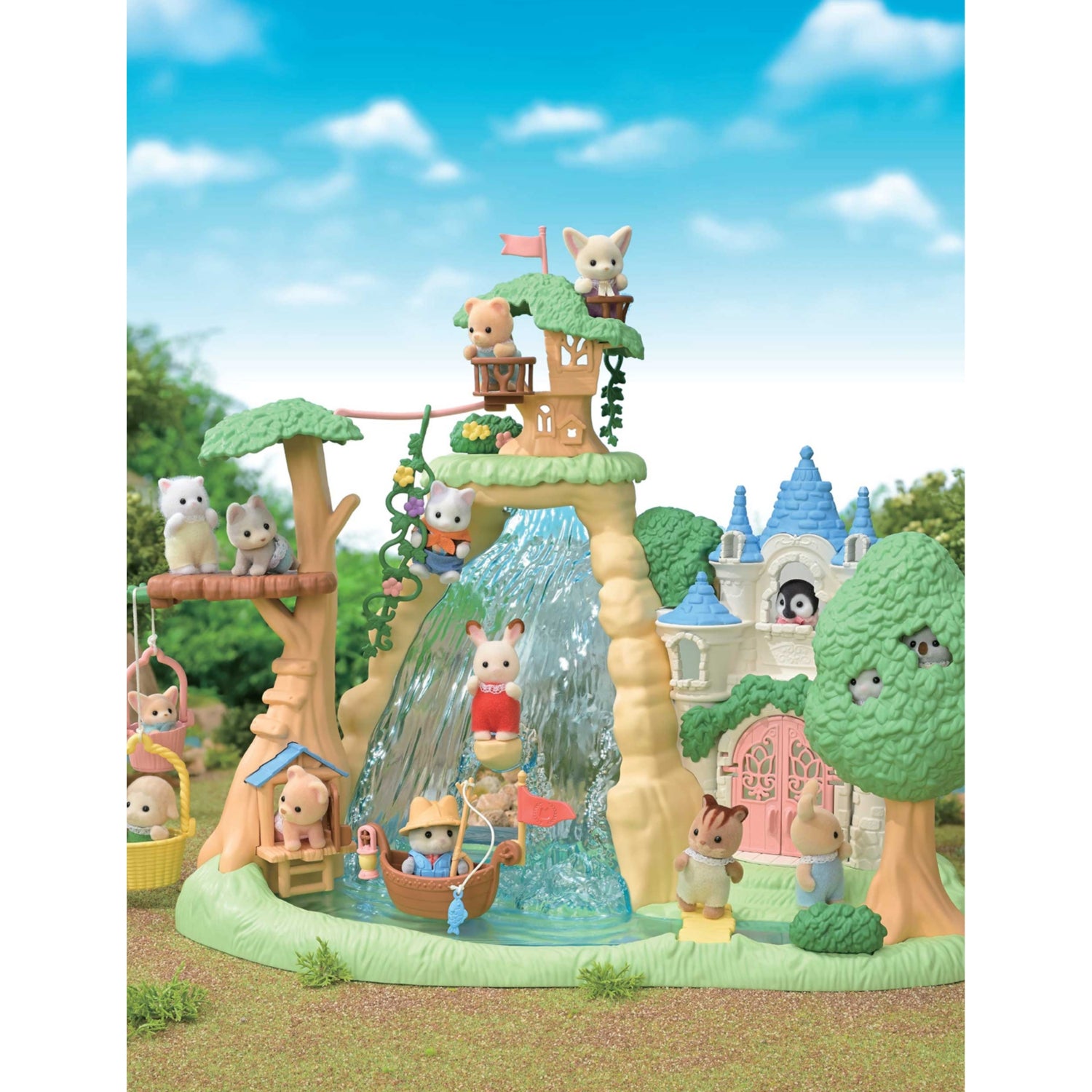 Sylvanian Families Secret Forest Falls playset - British product