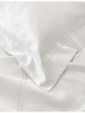 The White Company Symons double-row Oxford pillowcase 65cm - British product