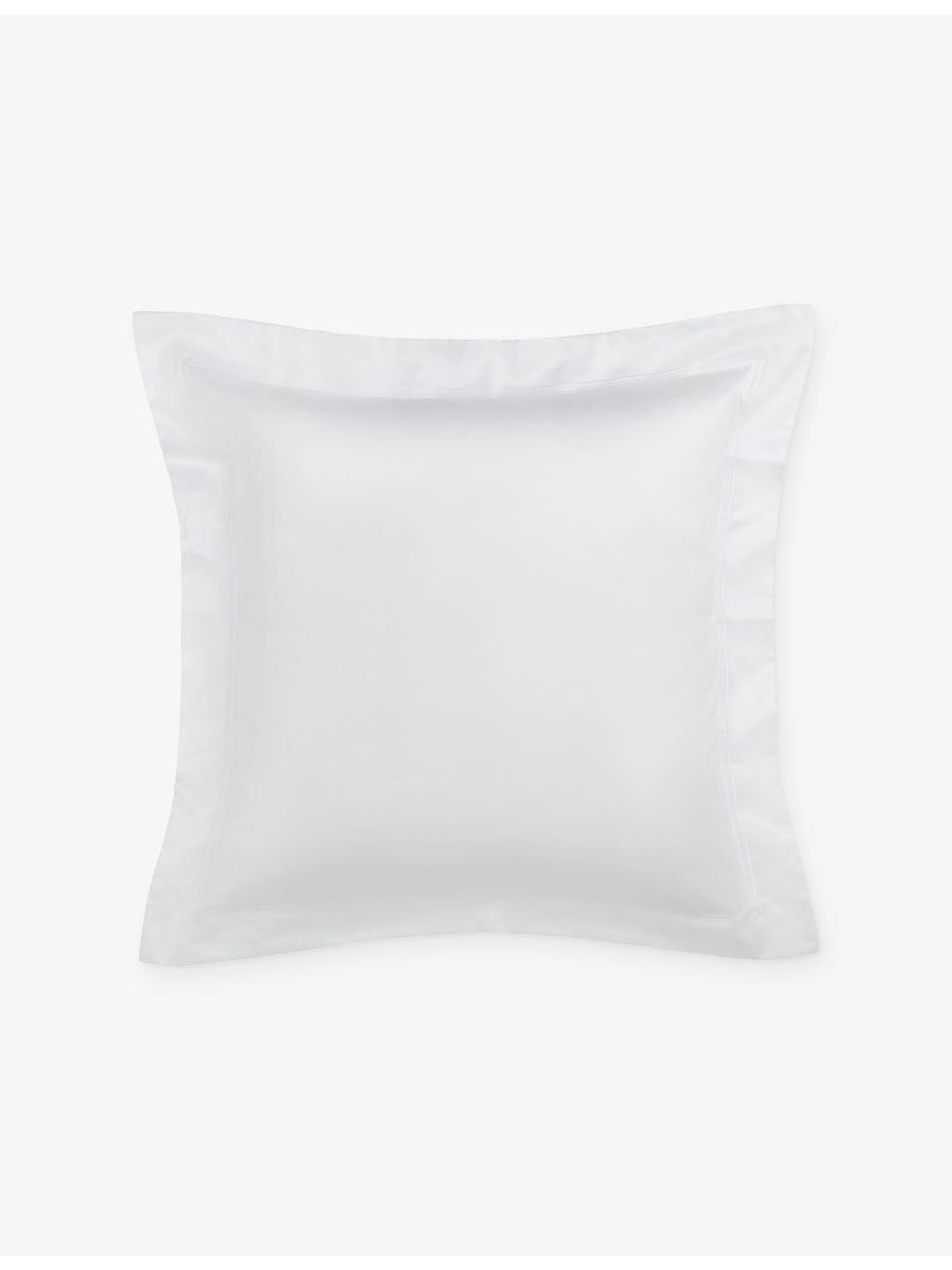 The White Company Symons double-row Oxford pillowcase 65cm - British product