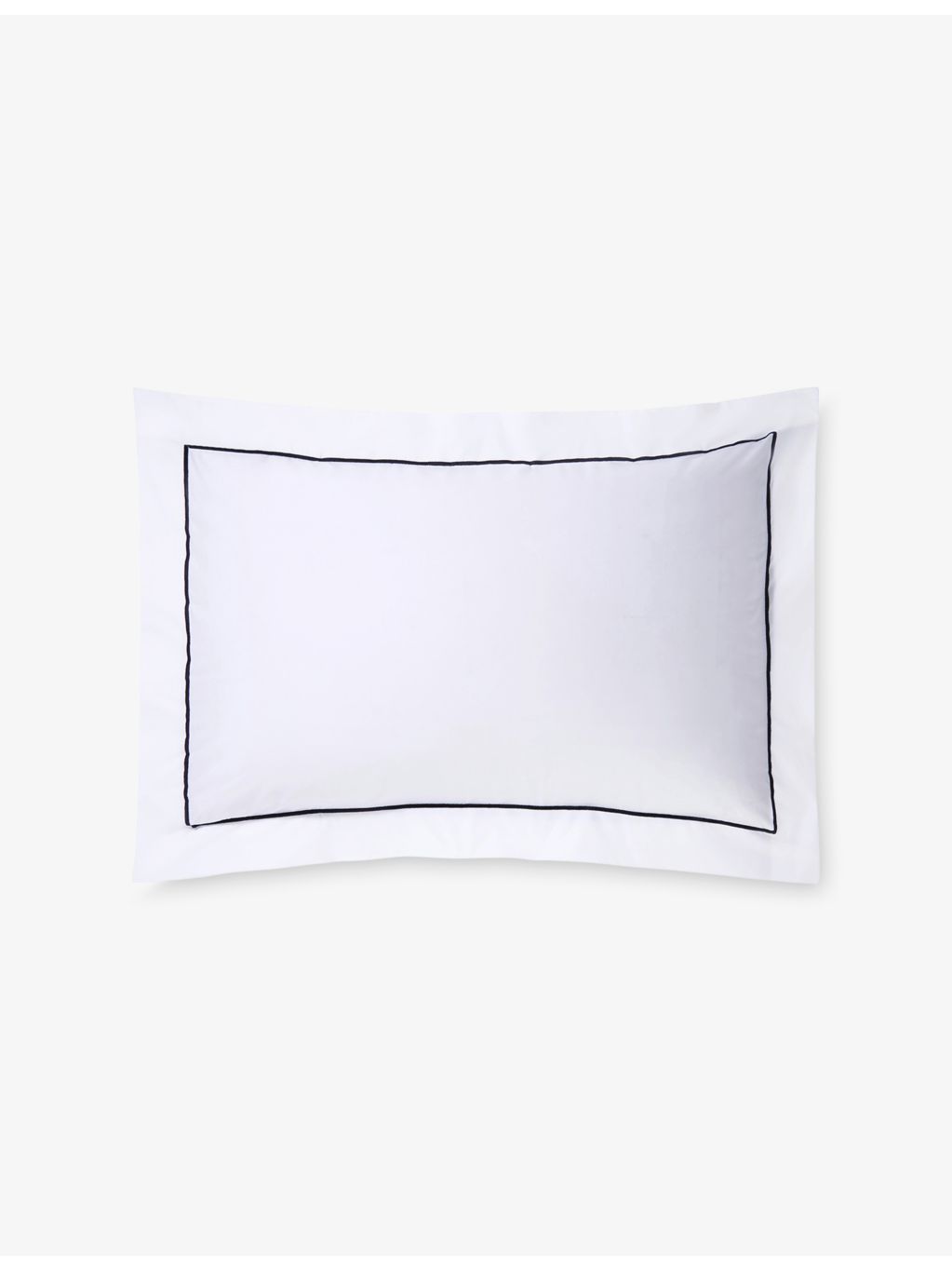 The Little White Company Savoy Oxford pillowcase 65cm, imported from the UK