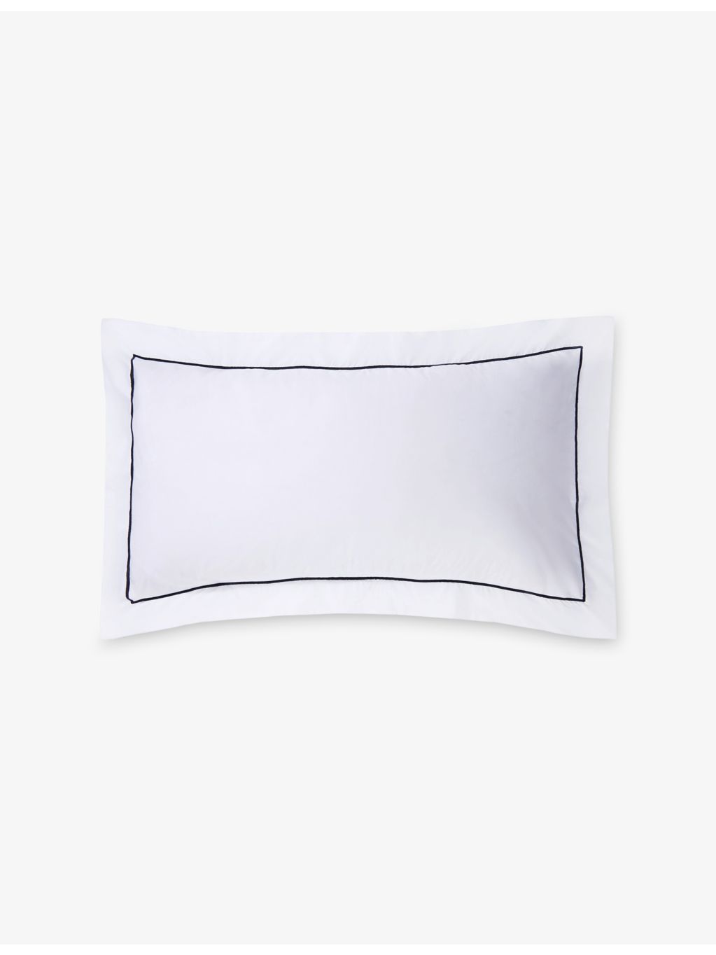 The Little White Company Savoy Oxford pillowcase 65cm, imported from the UK