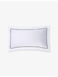 The Little White Company Savoy Oxford pillowcase 65cm, imported from the UK