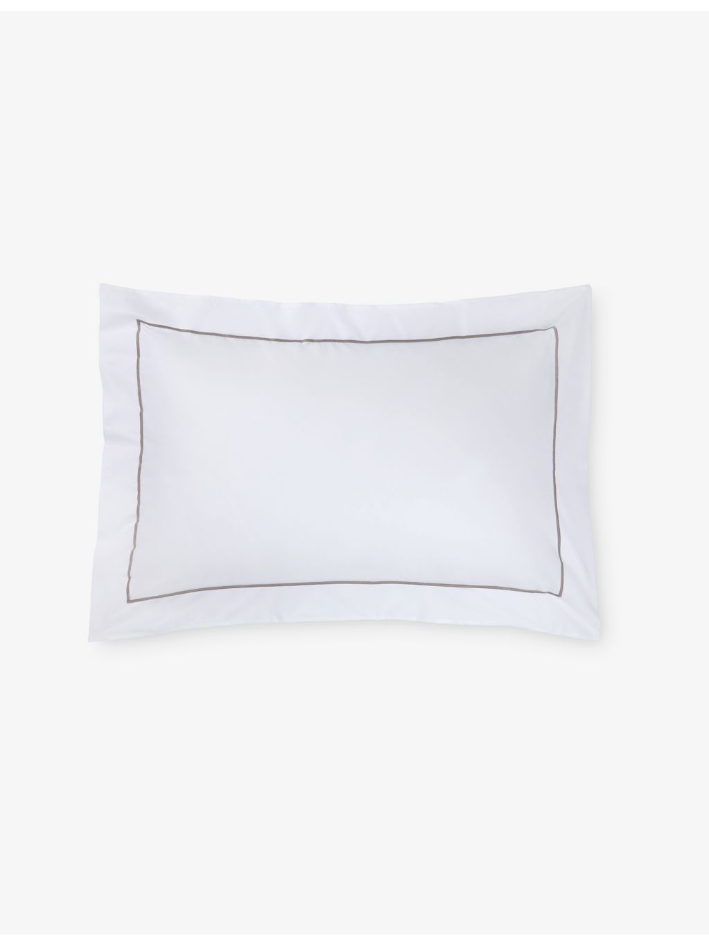 The Little White Company Savoy Oxford square pillowcase 65x65cm, imported from the UK