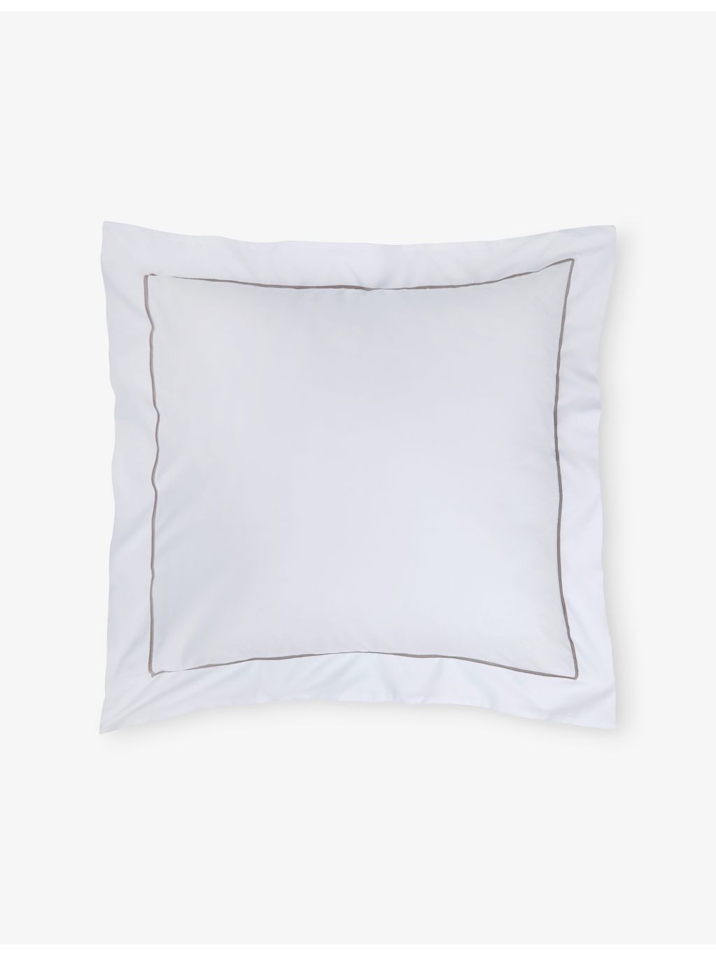 The Little White Company Savoy Oxford square pillowcase 65x65cm, imported from the UK