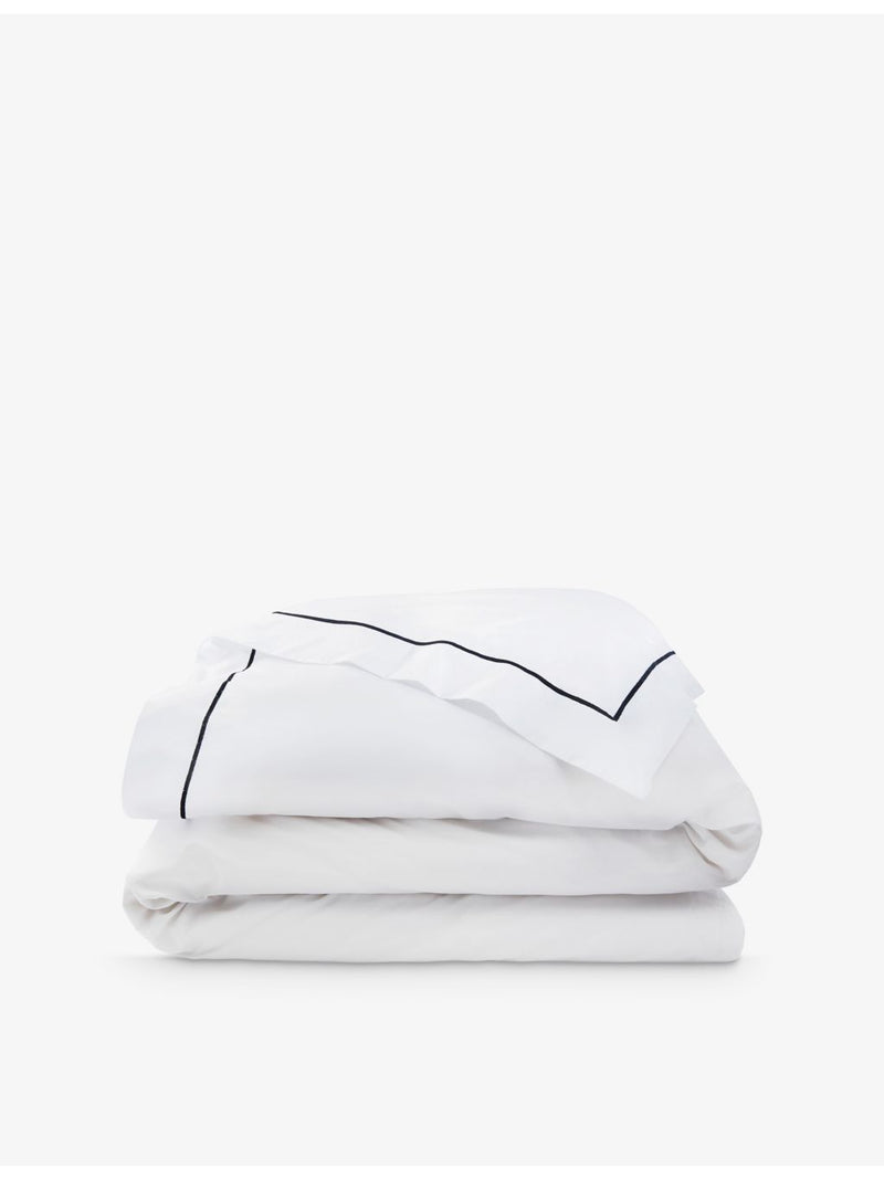 The White Company Savoy cotton duvet cover, imported from the UK