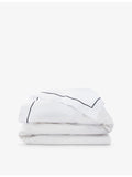 The White Company Savoy cotton duvet cover, imported from the UK
