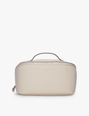 The White Company Saffiano Fold Out leather make-up case (British brand)