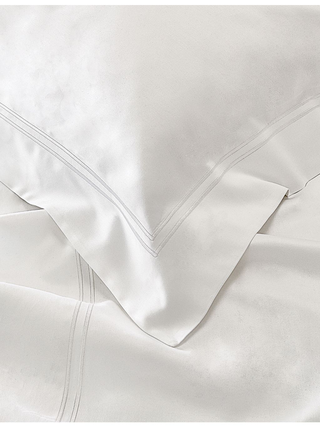 Symons double-row cotton Oxford pillowcase 1000-thread-count, UK version