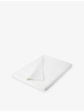 The White Company Egyptian cotton super-king flat sheet, imported from the UK