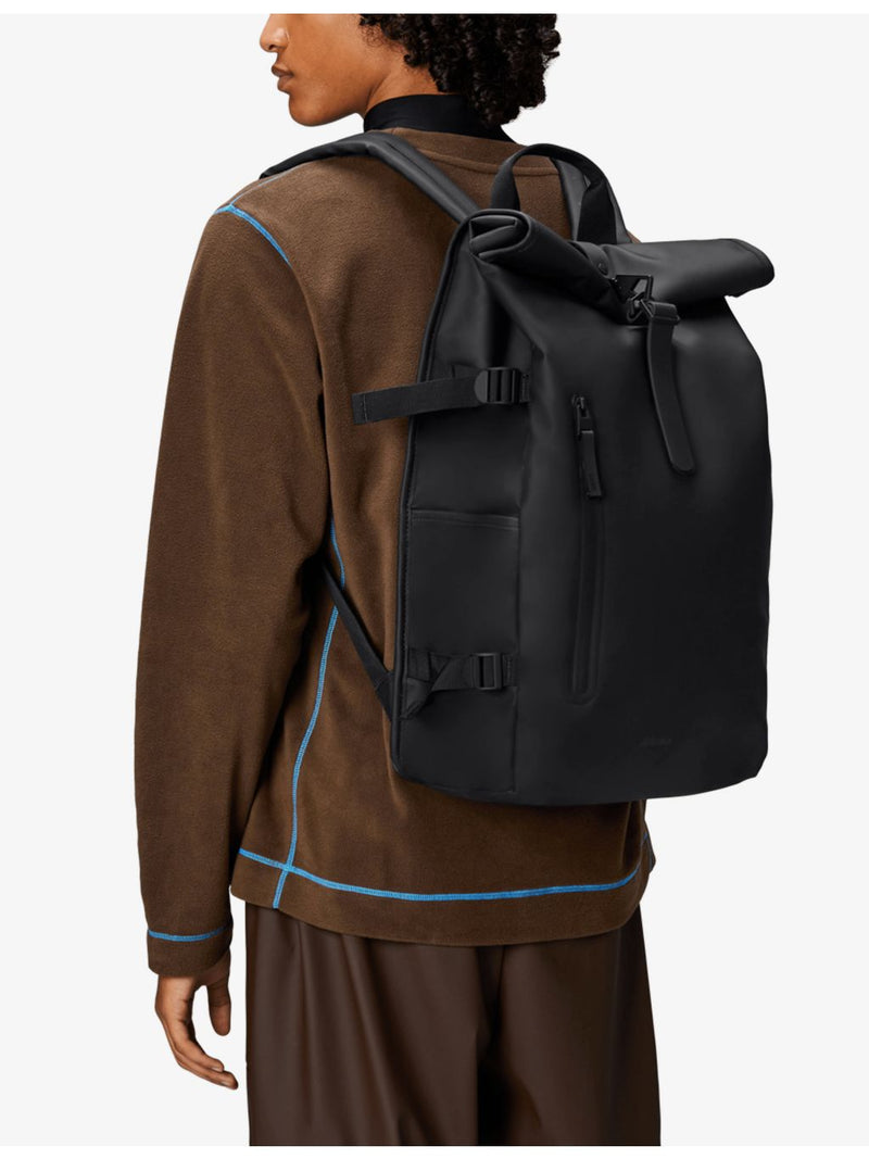 Rains large roll-top waterproof shell backpack, UK version