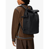 Rains large roll-top waterproof shell backpack, UK version