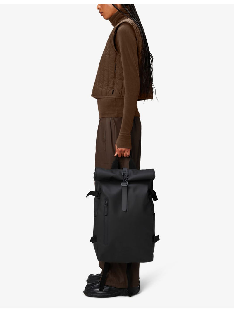 Rains large roll-top waterproof shell backpack, UK version