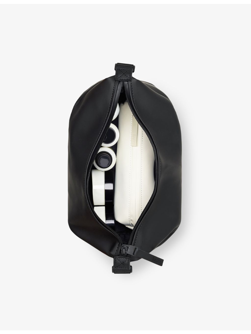 Rains Hilo waterproof wash bag, imported from the UK