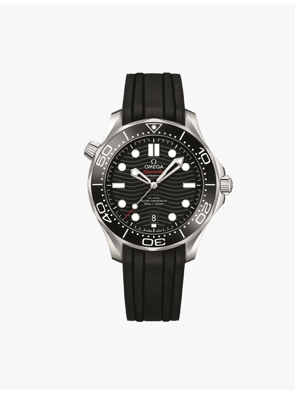 OMEGA Seamaster Diver automatic watch steel rubber 42mm - British product
