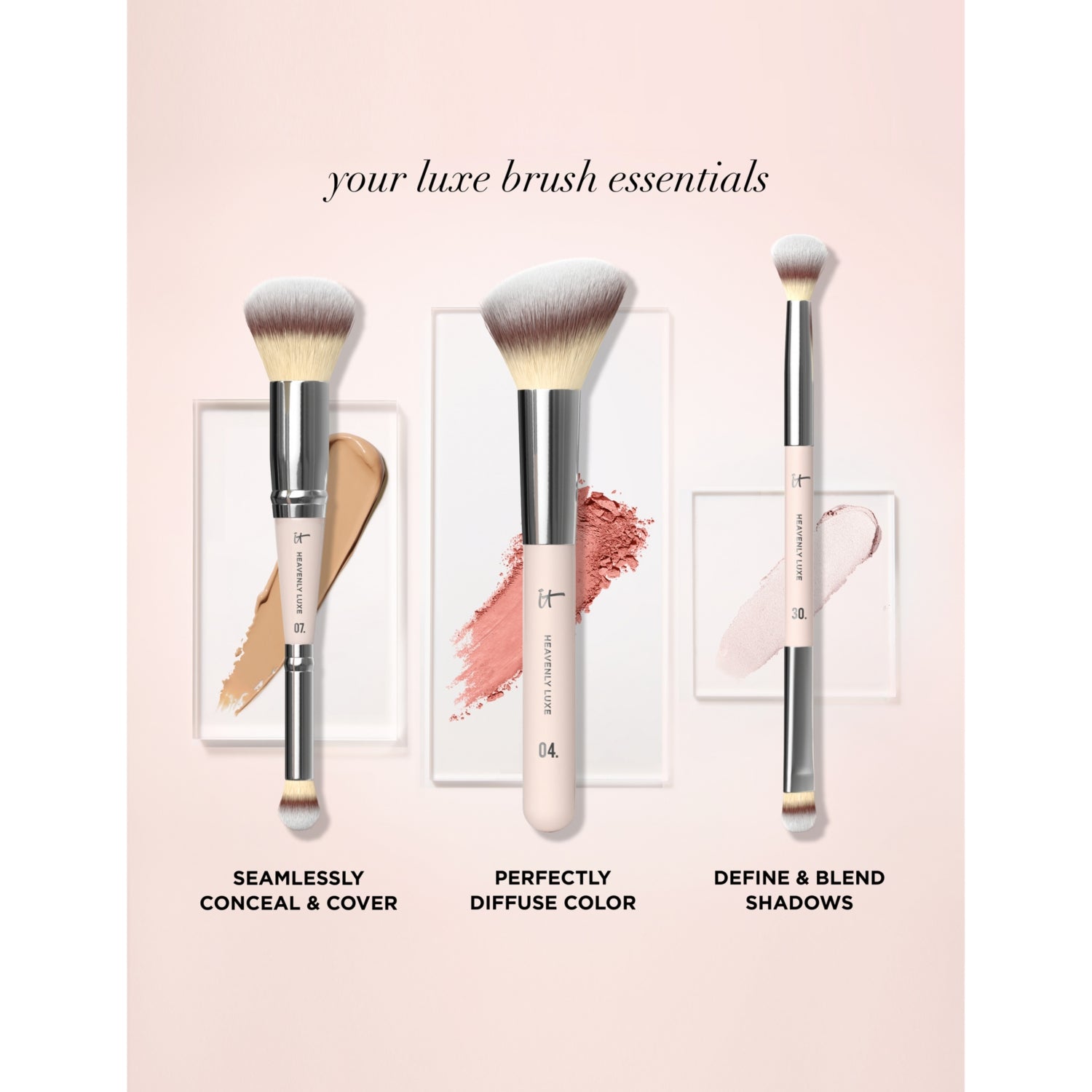 IT Cosmetics Heavenly Luxe Complexion makeup brush set (British brand)