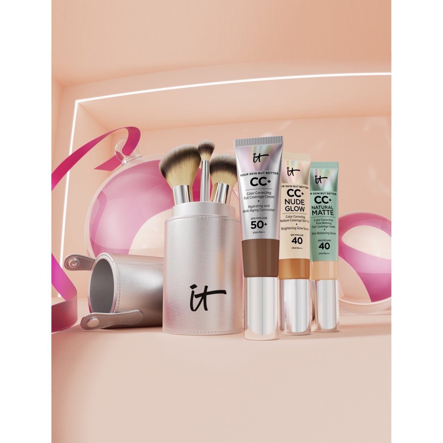 IT Cosmetics Heavenly Luxe Complexion makeup brush set (British brand)