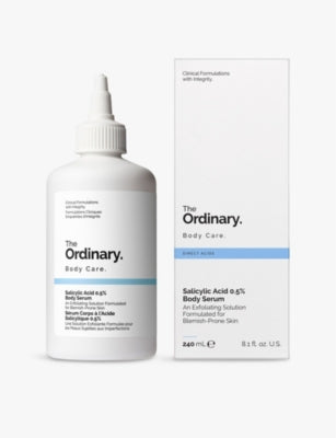 The Ordinary Salicylic Acid 0.5% body serum 240ml, imported from the UK