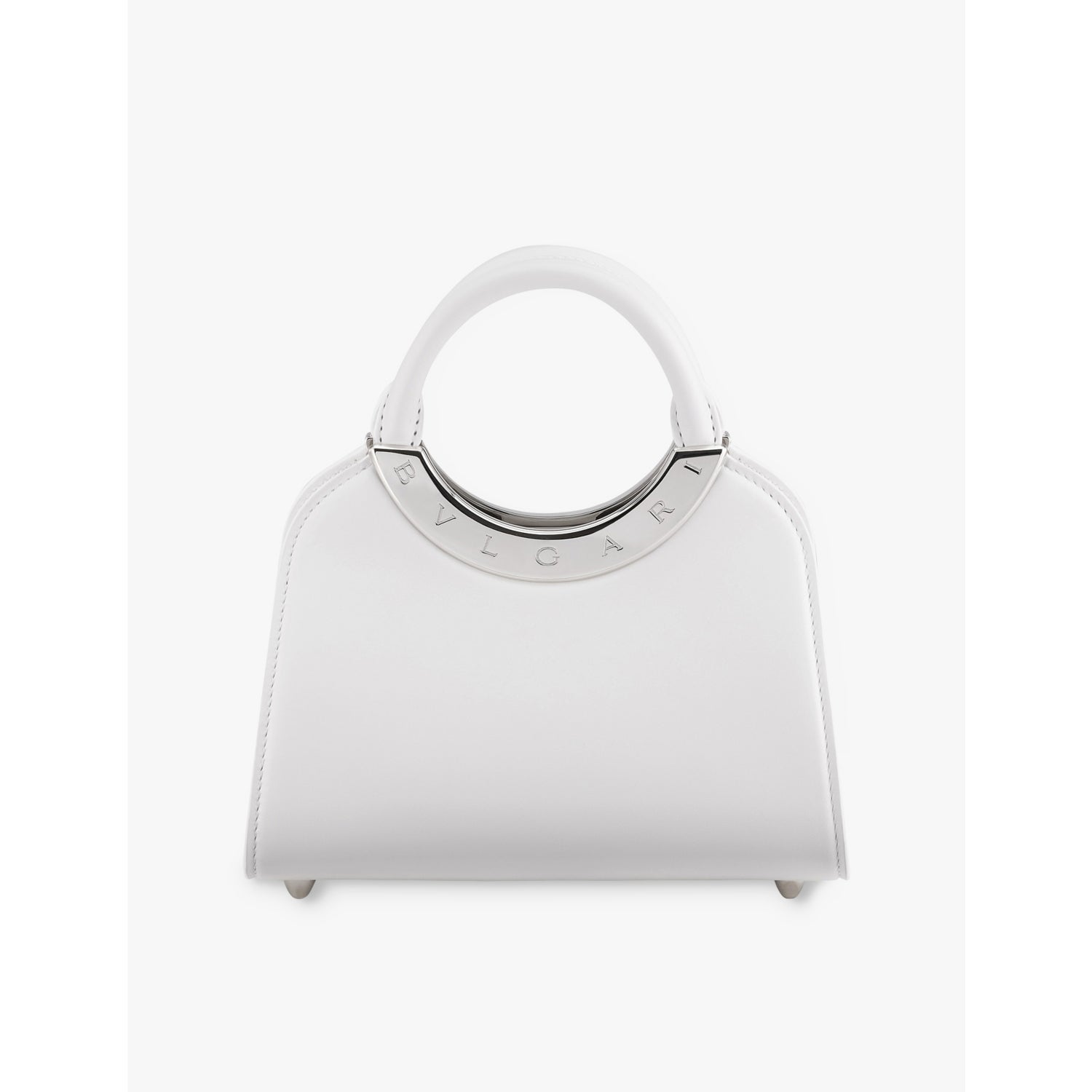 Roma mini leather top-handle bag - BLACK