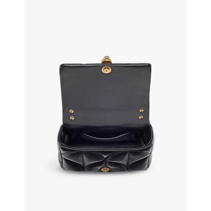 Bvlgari Serpenti Sugarloaf small leather shoulder bag (British brand)